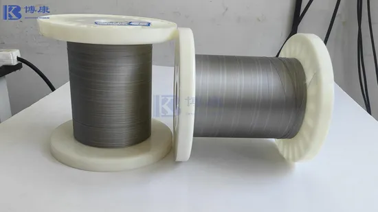 Materiali in titanio di grado medico Filo di titanio puro super fine per suturatrice chirurgica