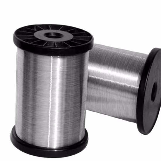 Filo di nitinol in lega di titanio superelastico a memoria di forma ASTM B863 Gr1 Gr2 Gr5 per saldatura a 40 maglie