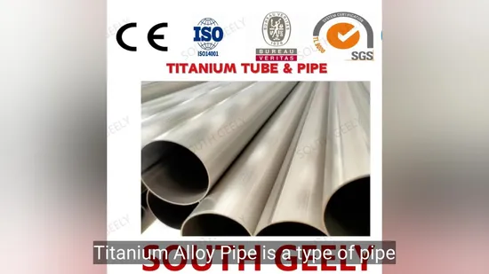 Tubo in titanio trafilato a freddo durevole per carichi pesanti