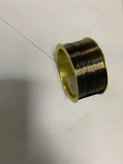 Filo medico in lega di nichel e titanio lucidato da 0,1 mm, 0,2 mm, 0,3 mm, Nitinol